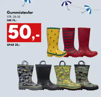 Dansk Outlet Gummistøvler tilbud