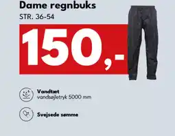 Dansk Outlet Dame regnbuks tilbud