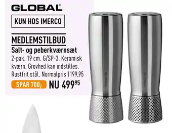 Imerco Salt- og peberkværnsæt tilbud