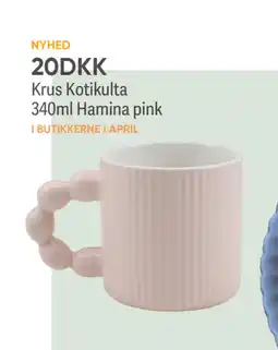 BigDollar Krus Kotikulta 340ml Hamina pink tilbud