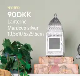 BigDollar Lanterne Marocco silver tilbud