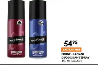 Matas Bruno banani deodorant spray tilbud