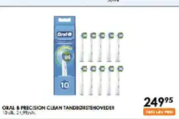 Matas Oral-b precision clean tandbørstehoveder tilbud