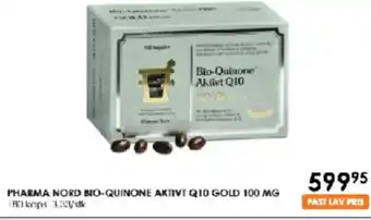 Matas Pharma nord bio-quinone aktivt q10 gold 100 mg tilbud