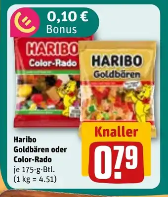 REWE Haribo Goldbären oder Color-Rado tilbud