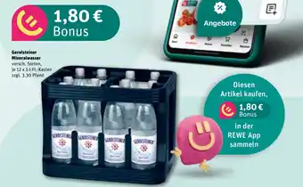 REWE Gerolsteiner Mineralwasser versch. Sorten, tilbud