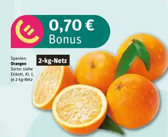 REWE Spanien: Orangen tilbud