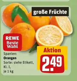 REWE Spanien: Orangen tilbud