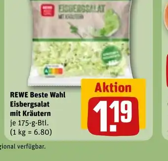 REWE REWE Beste Wahl Eisbergsalat tilbud