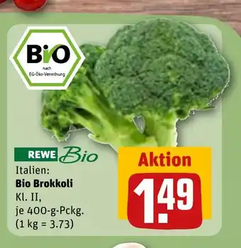 REWE Italien: Bio Brokkoli Kl. II, tilbud