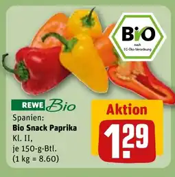 REWE Spanien: Bio Snack Paprika tilbud