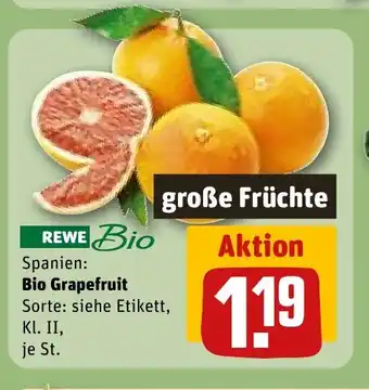 REWE Spanien: Bio Grapefruit tilbud