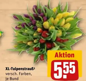 REWE XL-Tulpenstrauß¹ versch. Farben, je Bund tilbud