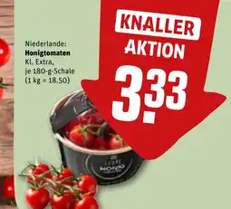 REWE Niederlande: Honigtomaten Kl. Extra, tilbud