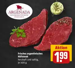 REWE Frisches argentinisches Hüftsteak tilbud