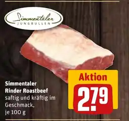 REWE Simmentaler Rinder Roastbeef tilbud