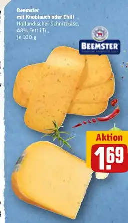 REWE Beemster mit Knoblauch oder Chili tilbud