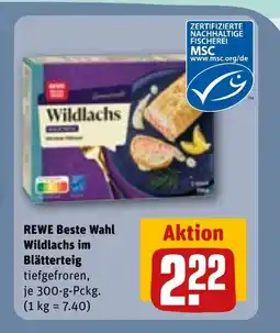 REWE REWE Beste Wahl Wildlachs im tilbud