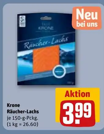 REWE Krone Räucher-Lachs tilbud