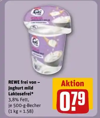 REWE REWE frei von - Joghurt mild Laktosefrei⭑ tilbud