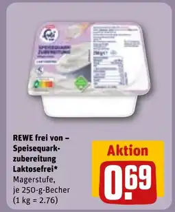 REWE REWE frei von - Speisequark- zubereitung tilbud