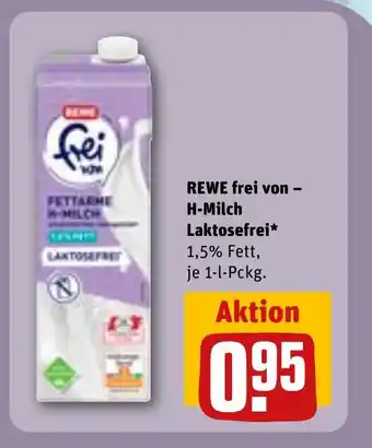 REWE REWE frei von - H-Milch Laktosefrei⭑ tilbud