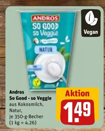 REWE Andros So Good - so Veggie tilbud