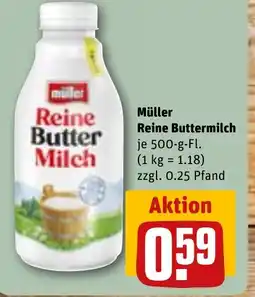 REWE DE Müller Reine Buttermilch tilbud