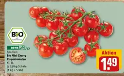 REWE Spanien: Bio Mini Cherry Rispentomaten tilbud