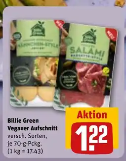 REWE Billie Green Veganer Aufschnitt tilbud