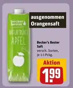 REWE Becker's Bester Saft tilbud