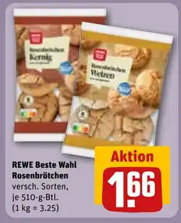 REWE REWE Beste Wahl Rosenbrötchen tilbud