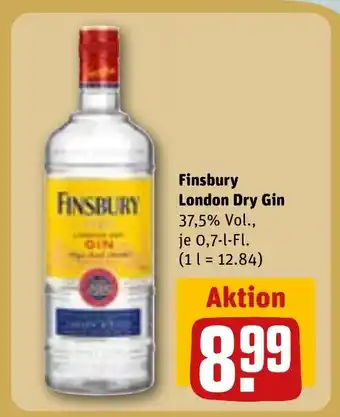 REWE Finsbury London Dry Gin tilbud