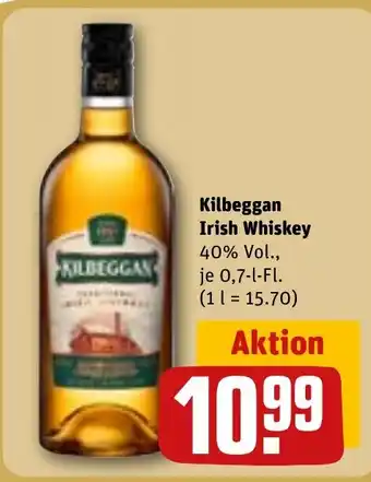 REWE Kilbeggan Irish Whiskey tilbud