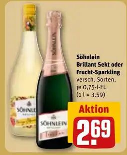 REWE Söhnlein Brillant Sekt oder Frucht-Sparkling tilbud