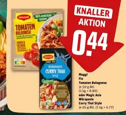 REWE Maggi Fix Tomaten Bolognese tilbud