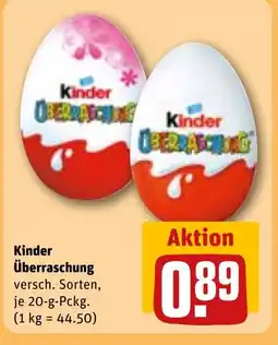 REWE Kinder Überraschung tilbud