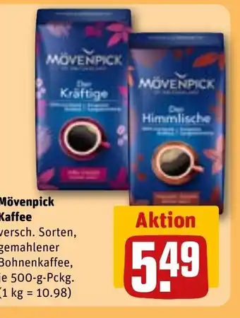 REWE Mövenpick Kaffee tilbud