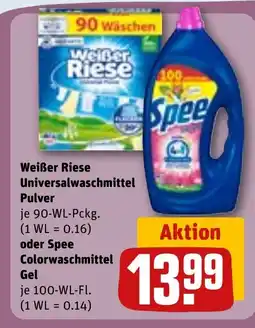 REWE Weißer Riese Universalwaschmittel tilbud