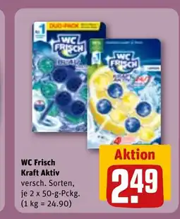 REWE WC Frisch Kraft Aktiv versch. Sorten, tilbud