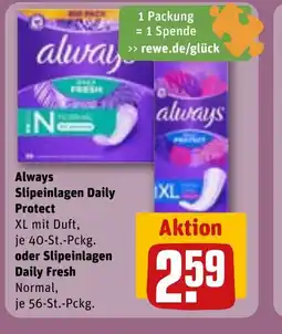 REWE Always Slipeinlagen Daily tilbud