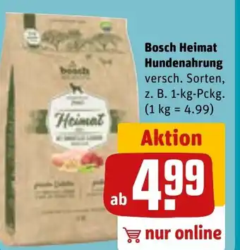 REWE Bosch Heimat Hundenahrung tilbud