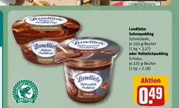 REWE Landliebe Sahnepudding Schokolade, tilbud