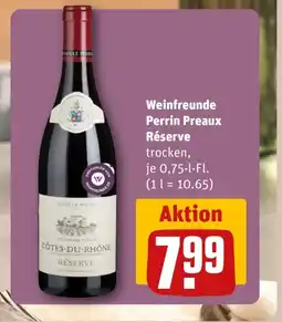 REWE Weinfreunde Perrin Preaux Réserve tilbud