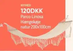 BigDollar NYHED 120DKK Parco Linosa Hængekøje natur tilbud