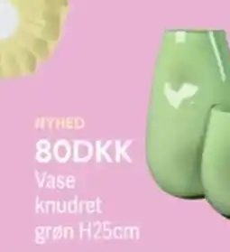 BigDollar NYHED 80DKK Vase knudret tilbud