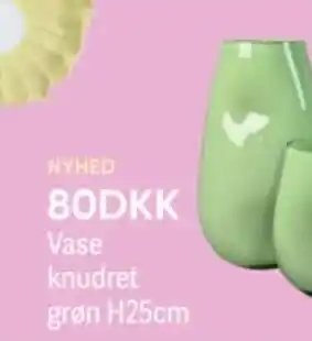 BigDollar NYHED 80DKK Vase knudret tilbud