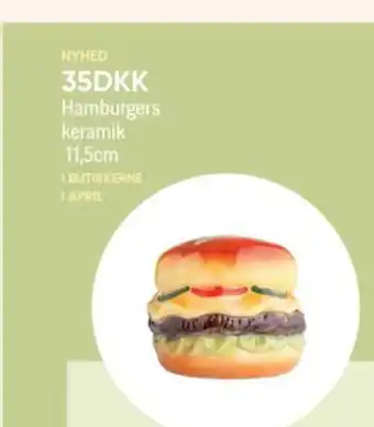 BigDollar NYHED 35DKK Hamburgers keramik tilbud