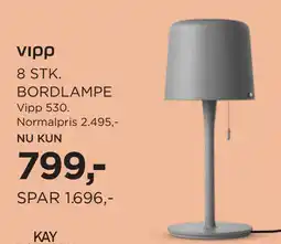 Salling 8 STK. BORDLAMPE tilbud