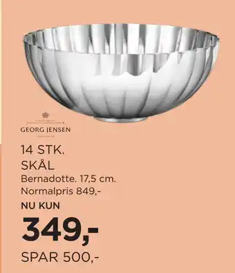 Salling 14 STK. SKÅL tilbud